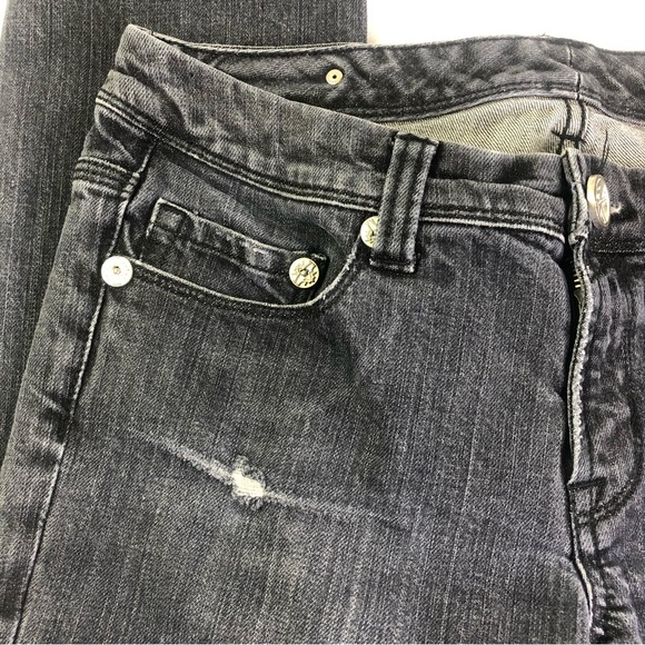 Seven7 Skinny Jeans Sequins Streetwear Fashion Unique Denim Pockets Biker 31 - Picture 8 of 14